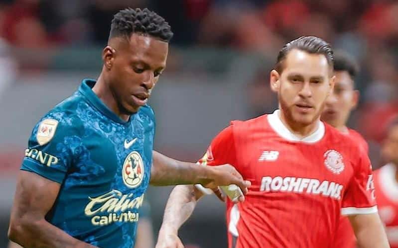 EL CLUB AMÉRICA SE LLEVÓ UNA GOLEADA DE 4 POR 0 FRENTE AL DEPORTIVO TOLUCA EN LA JORNADA 17