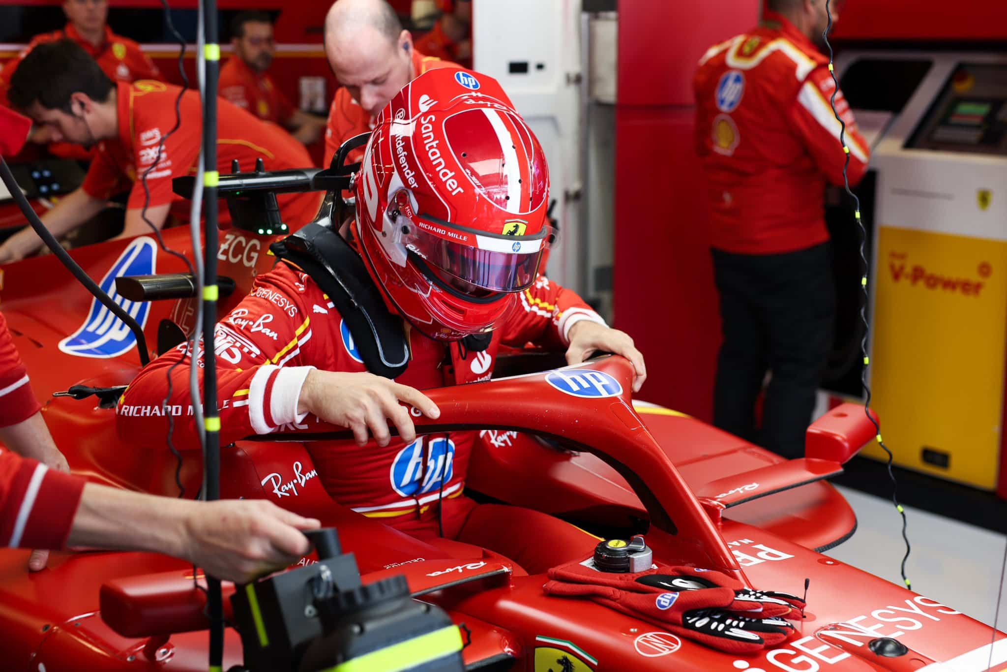 CHARLES LECLERC GP DE ABU DHABI 2024