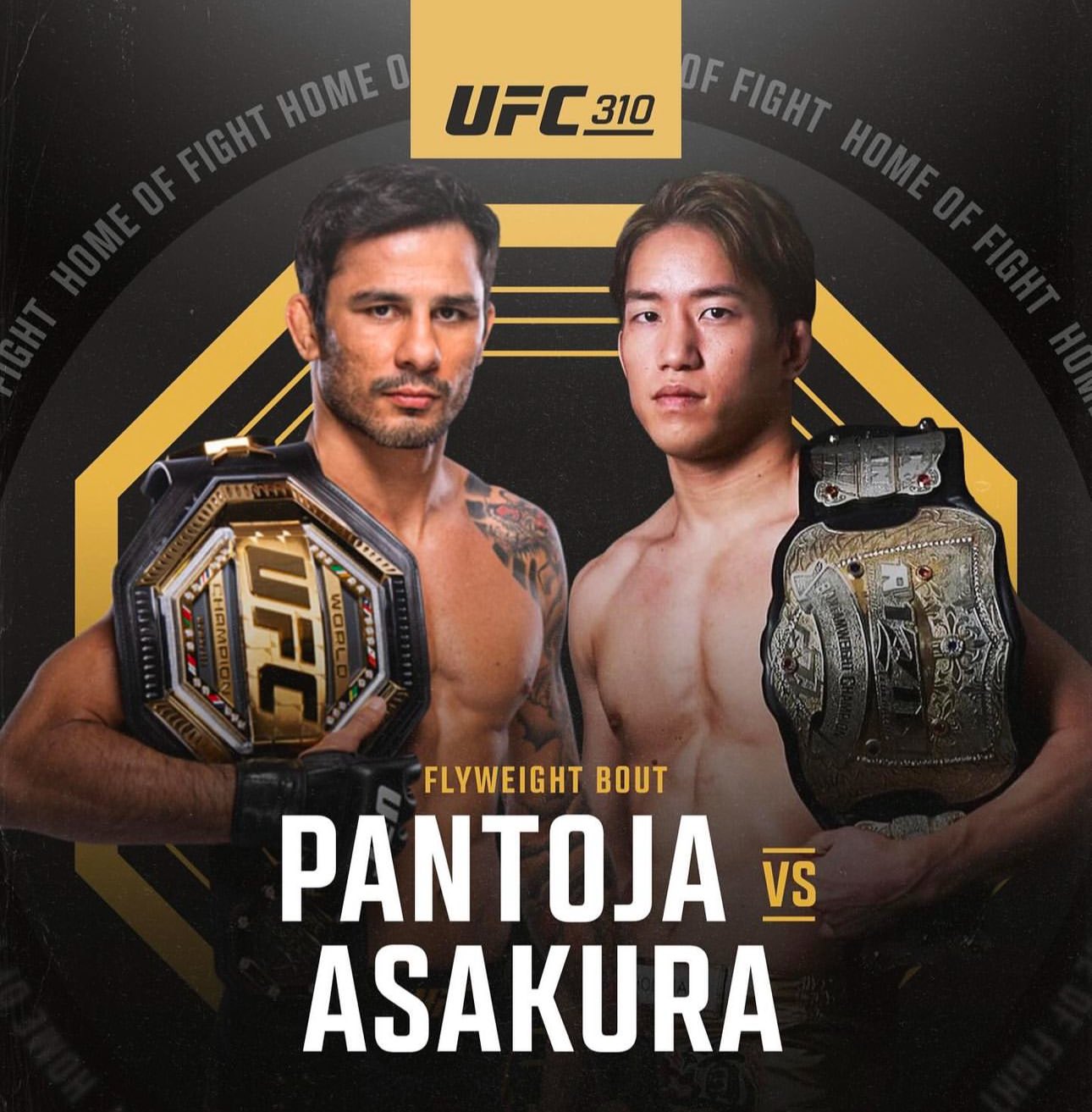 Pantoja vs Asakura, este sábado desde Las Vegas, Nevada.