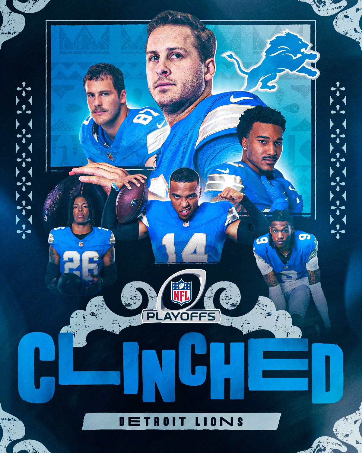 Detroit Lions ya aseguro su lugar en los play offs.