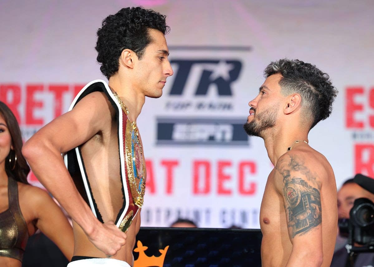 Rafael “El Divino” Espinoza vs Robeisy Ramírez, este sábado en Phoenix.