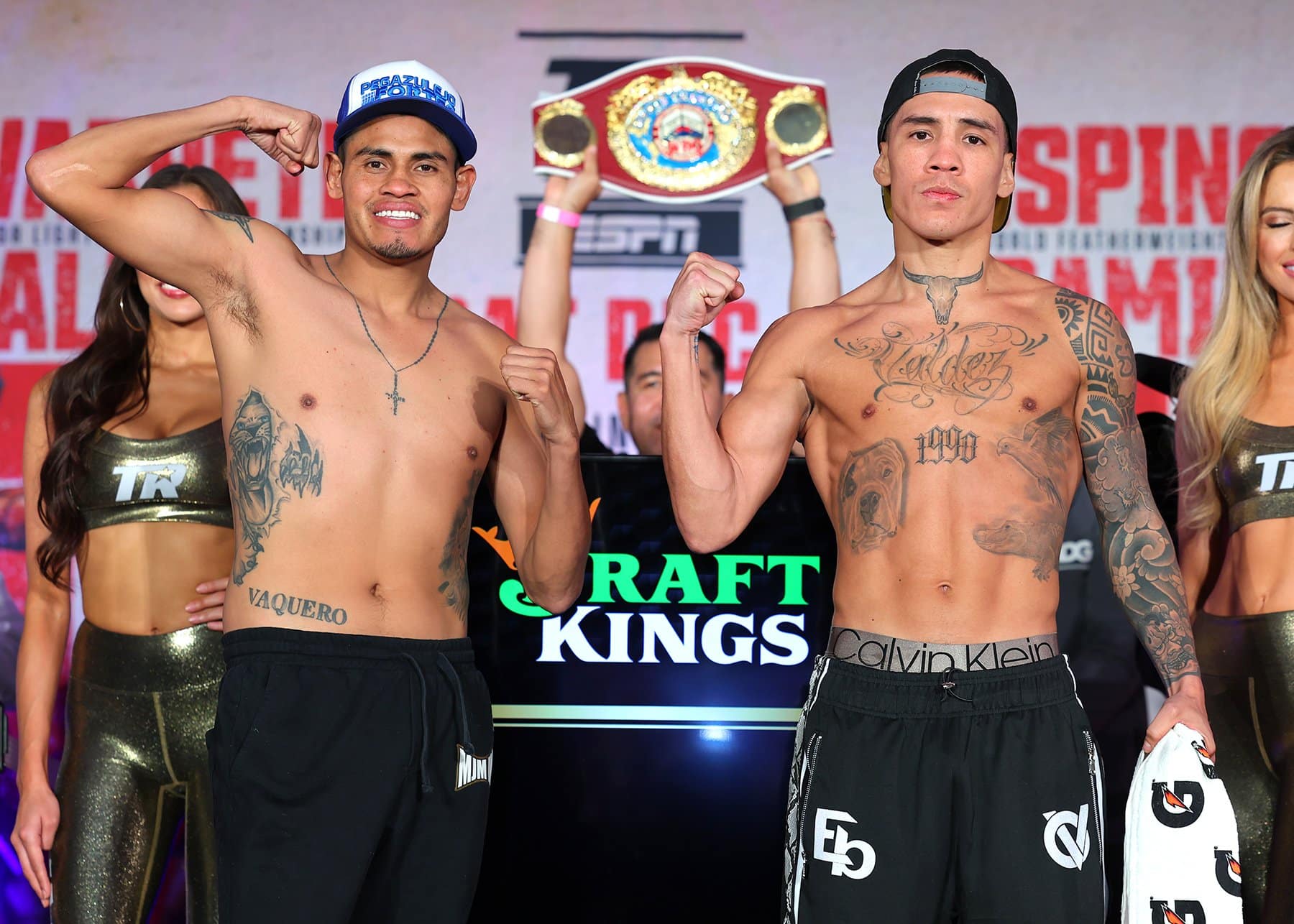 Emanuel 'Vaquero' Navarrete vs Óscar Valdez, este sábado en Phoenix.