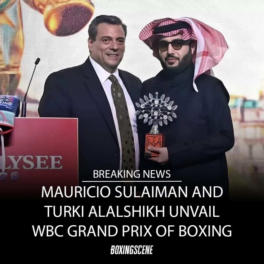 CMB, Mauricio Sulaiman, y Turki Alalshikh anunciaron el Gran Premio de Boxeo del CMB.