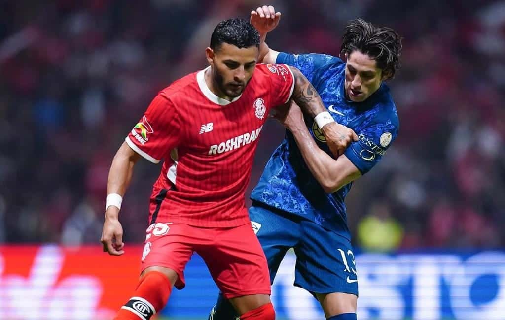 ALEXIS VEGA Y EL TOLUCA FC QUEDARON ELIMINADOS EN LA RONDA DE CUARTOS DE FINAL POR EL CLUB AMÉRICA