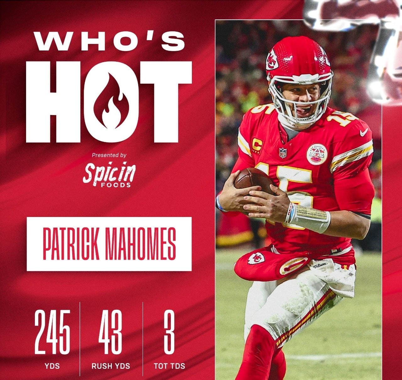 Patrick Mahomes sigue siendo la figura de los Chiefs.