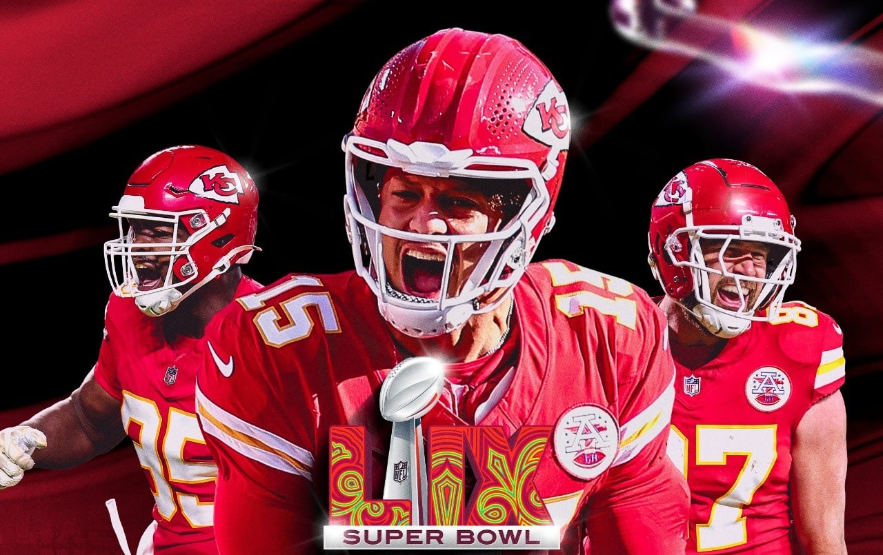 Los Kansas City Chiefs se alistan para jugar el Super Bowl LIX.