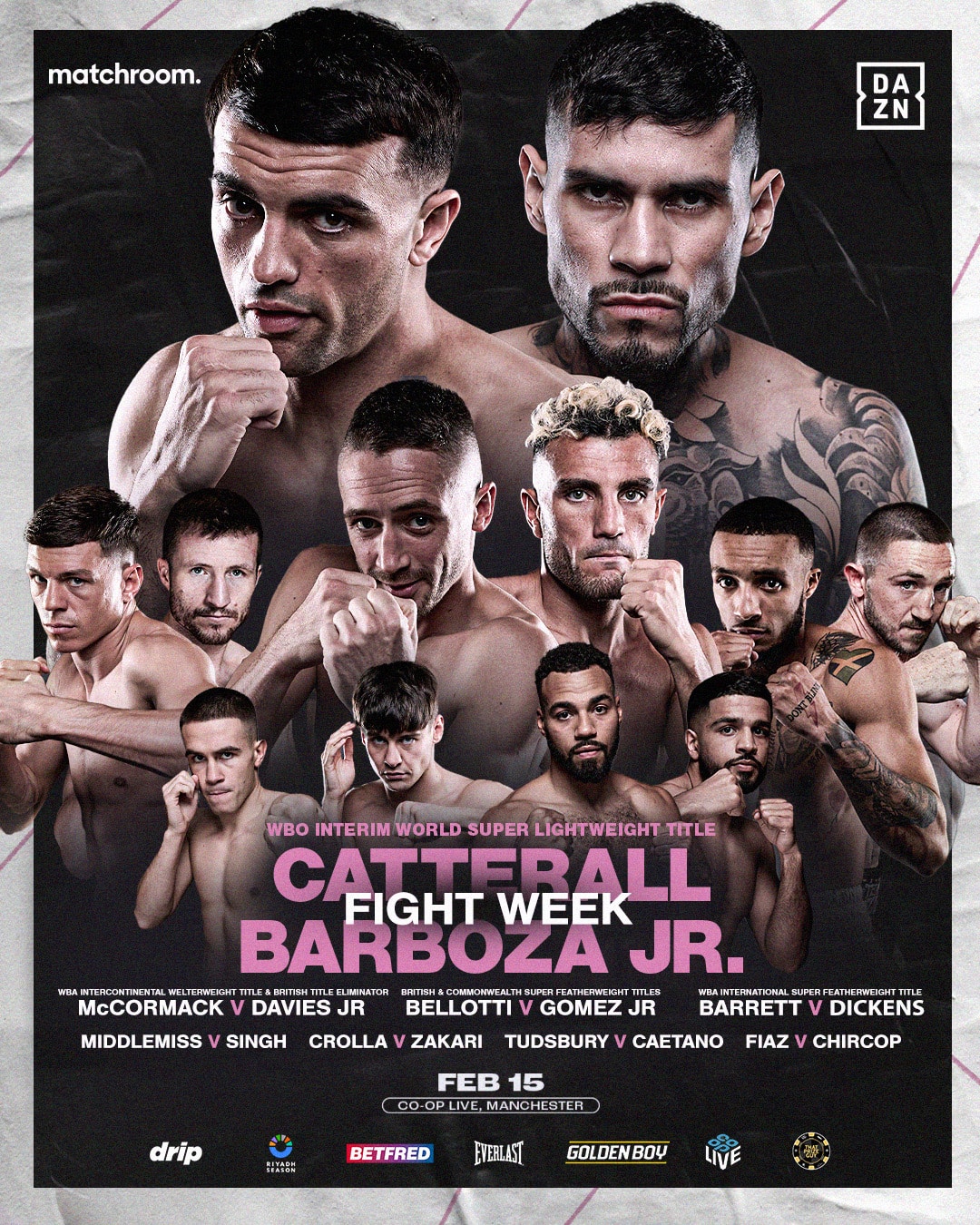Reece Bellotti vs Michael Gómez Jr. Campeonato BBBofC Superpluma Británico & Commonwealth.