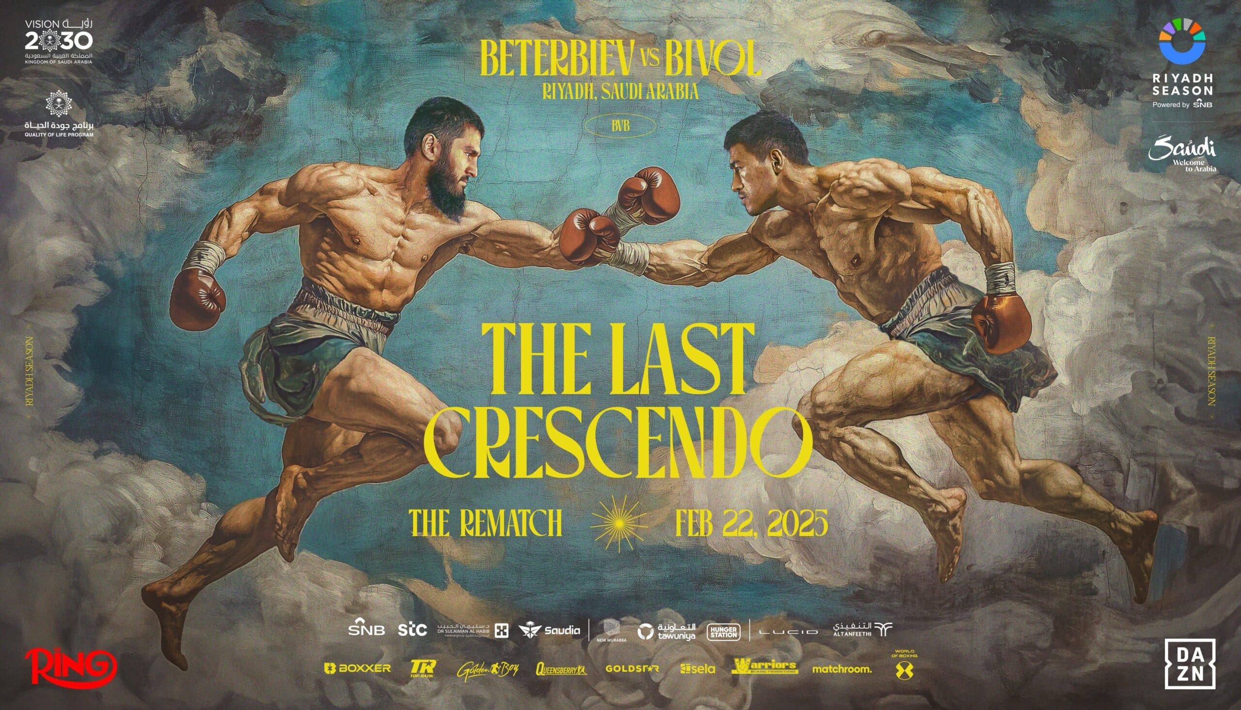 Beterbiev y Bivol II está programado para el 22 de febrero, con el título indiscutible en juego una vez más.