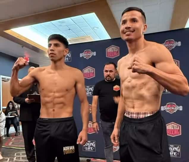 Adrián Torres vs Julián Rodarte, este sábado 8 de febrero,