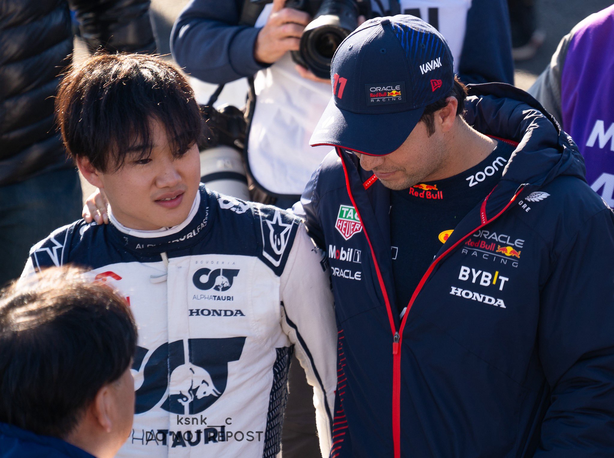 CHECO PEREZ YUKI TSUNODA FORMULA 1
