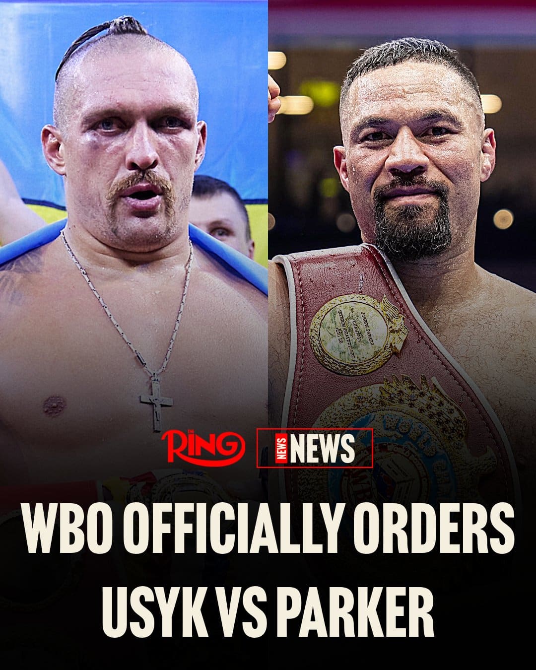 La OMB ha ordenado oficialmente al campeón de peso pesado Oleksandr Usyk que defienda su título contra el titular interino, Joseph Parker.