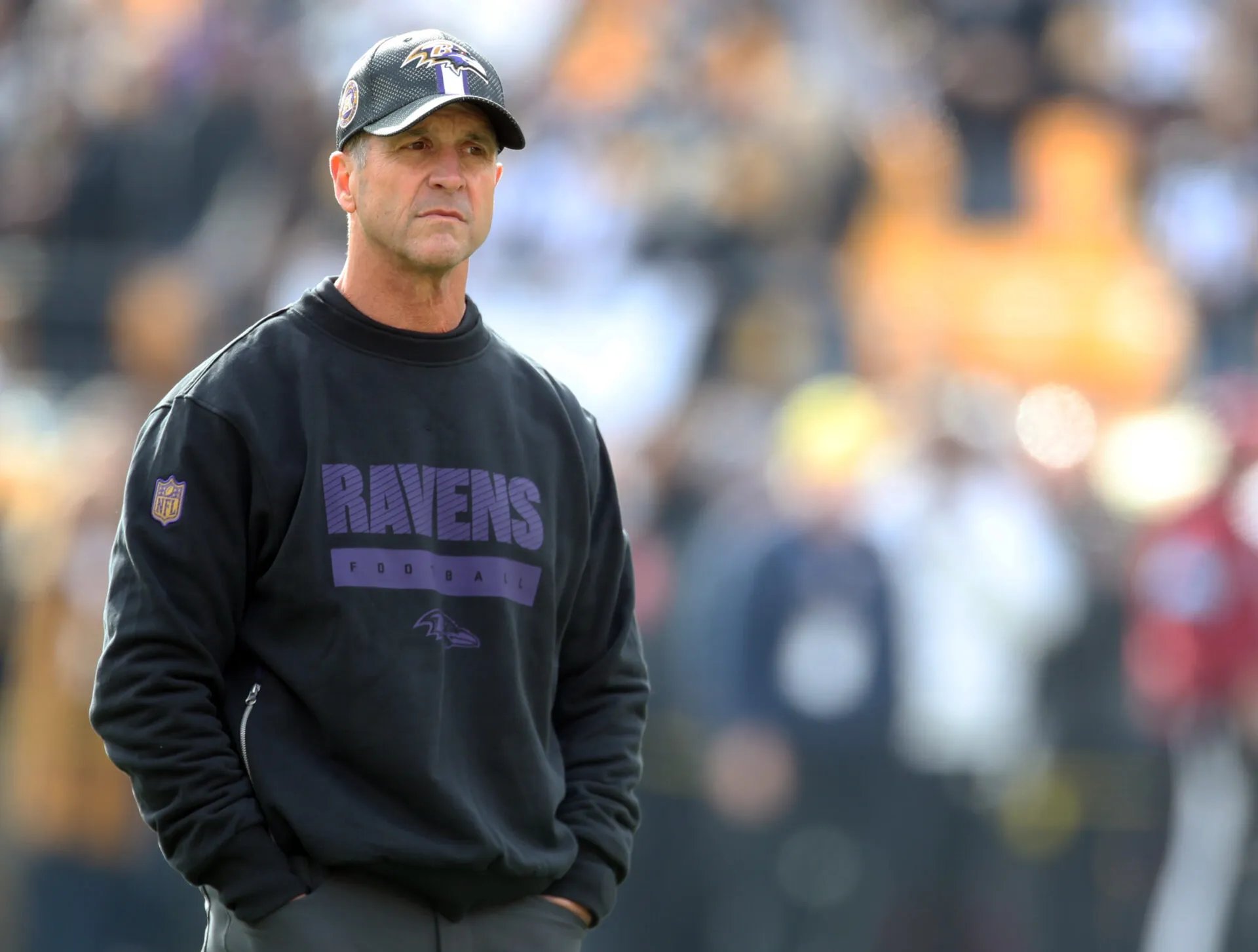 JOHN HARBAUGH NFL 2025 RAVENS
