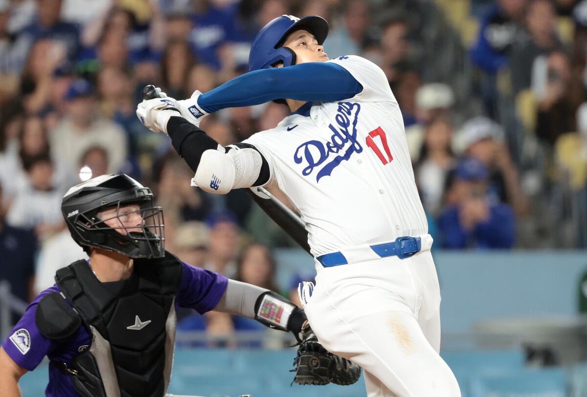 SHOHEI OHTANI PEGÓ CUANDRANGULAR