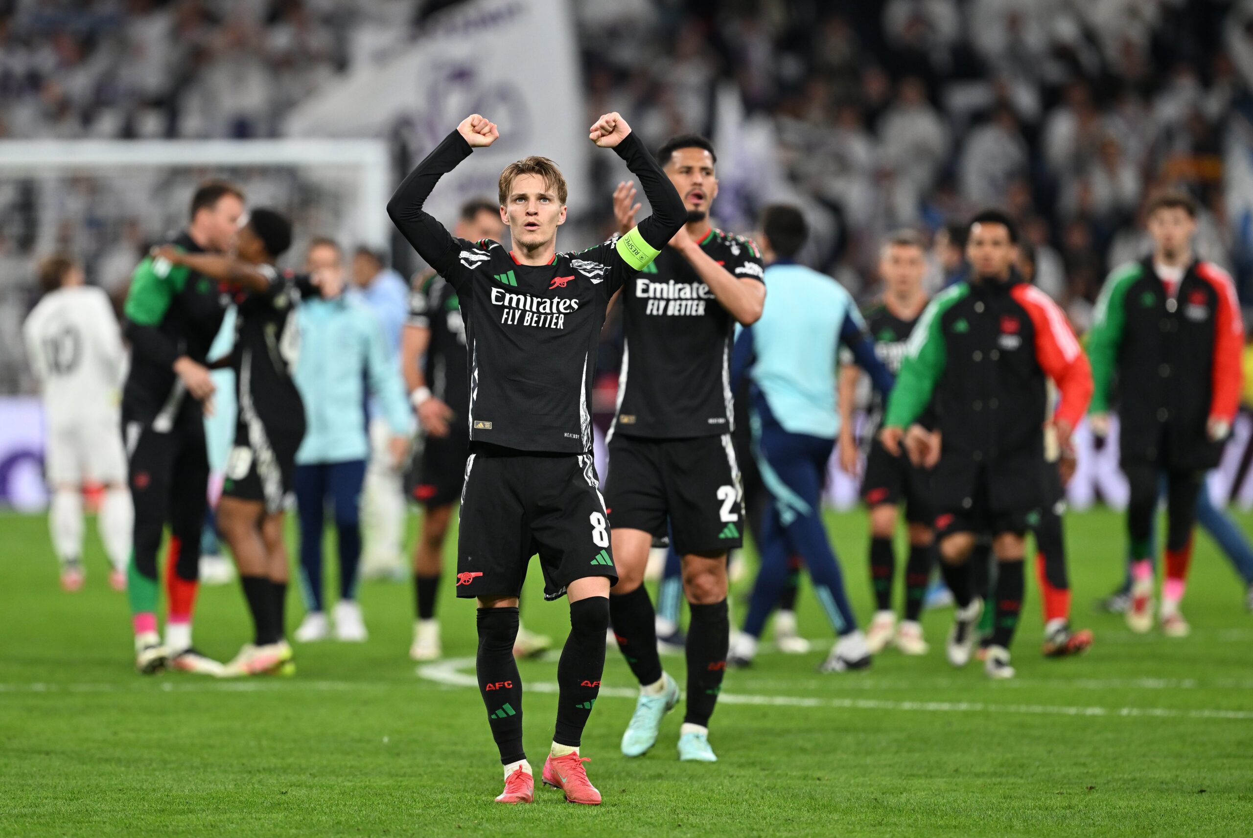 ARSENAL CHAMPIONS LEAGUE 2025 VS REAL MADRID