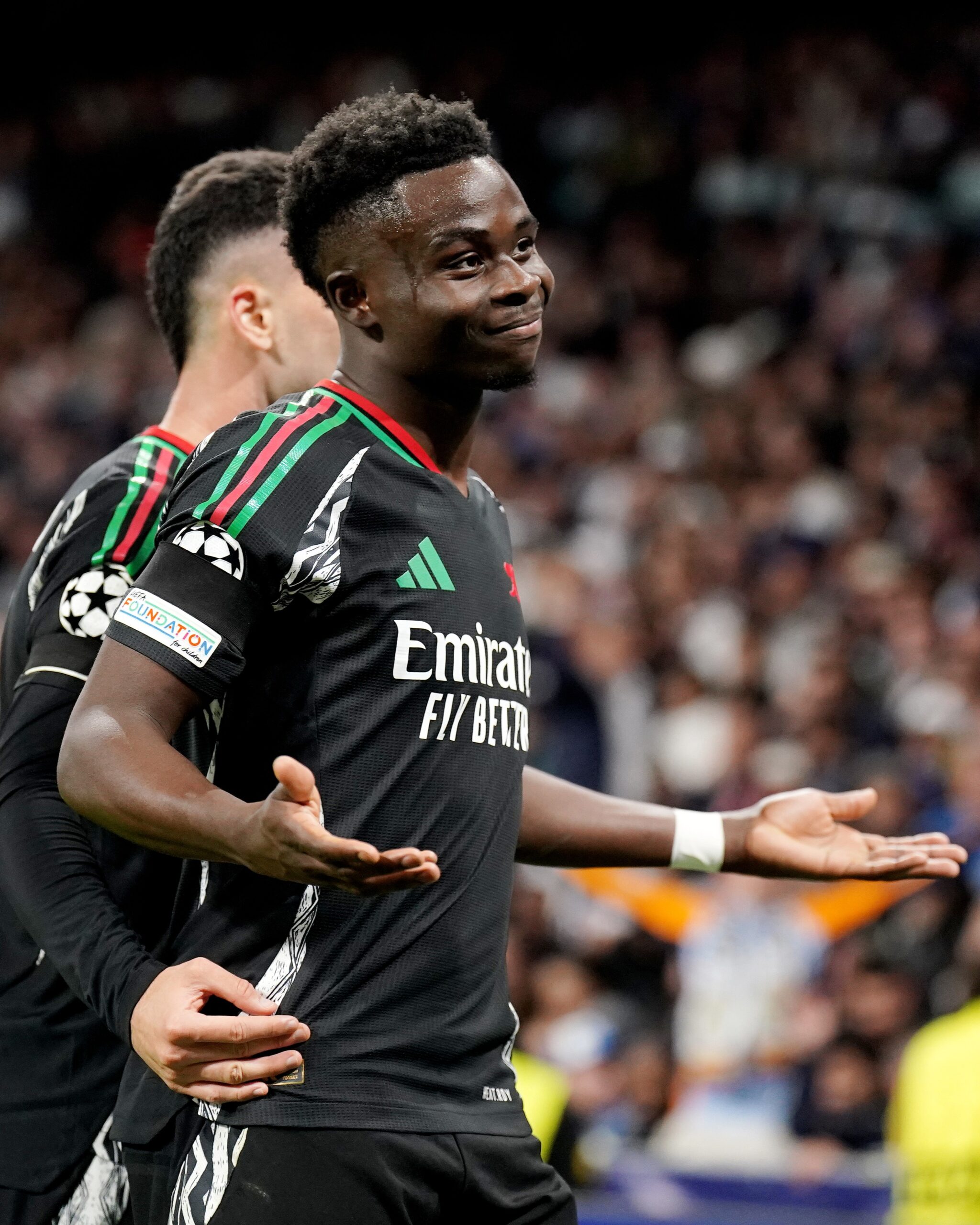 BUKAYO SAKA CHAMPIONS LEAGUE 2025