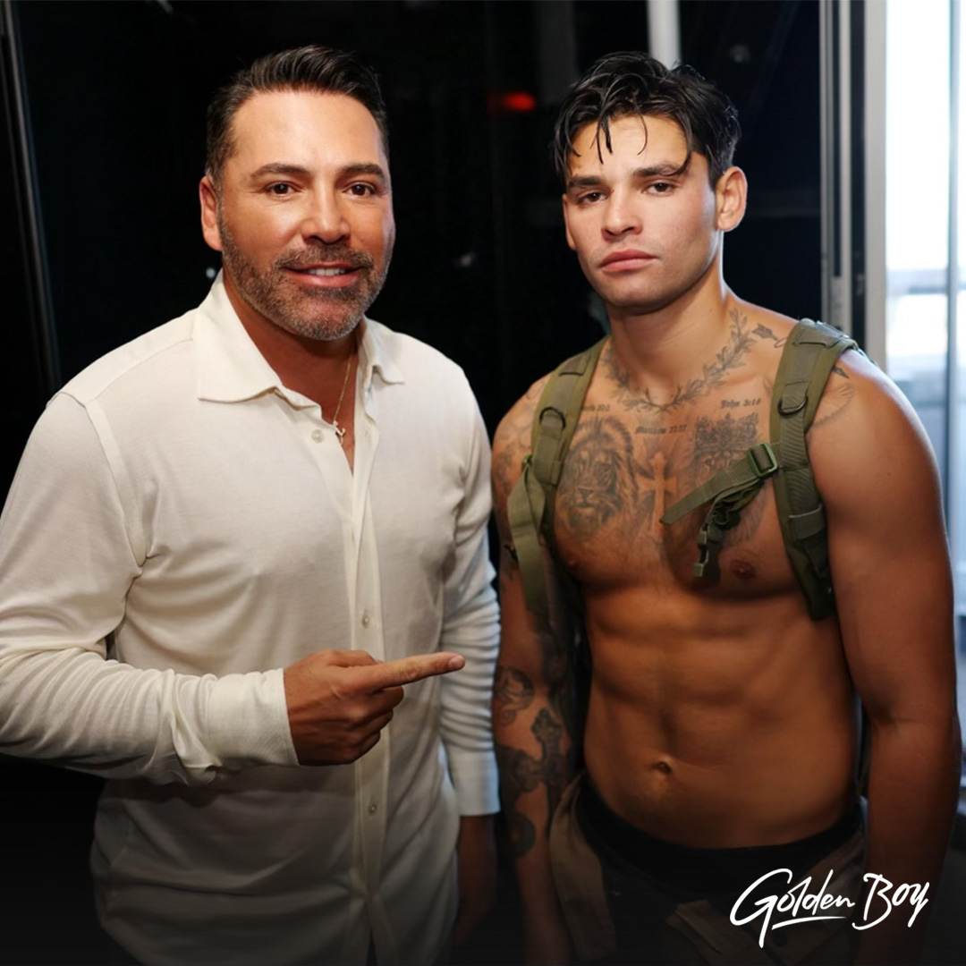 Ryan García luce listo para subir al ring.