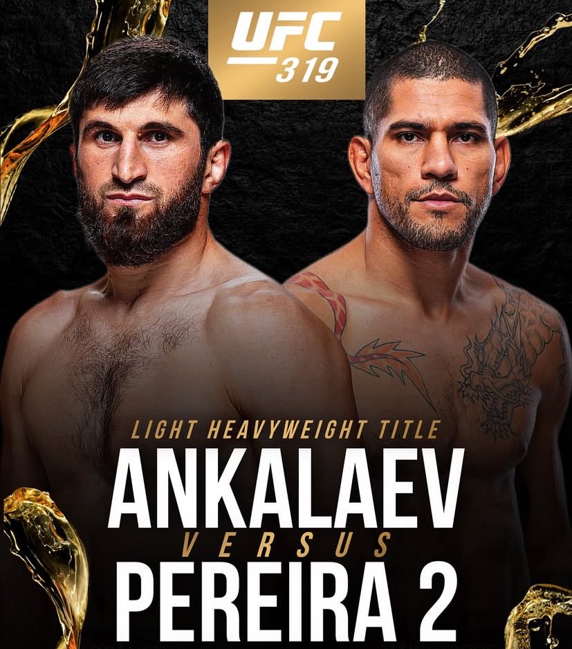 Magomed Ankalaev vs. Alex Pereira 2 está cerca de concretarse para UFC 319.
