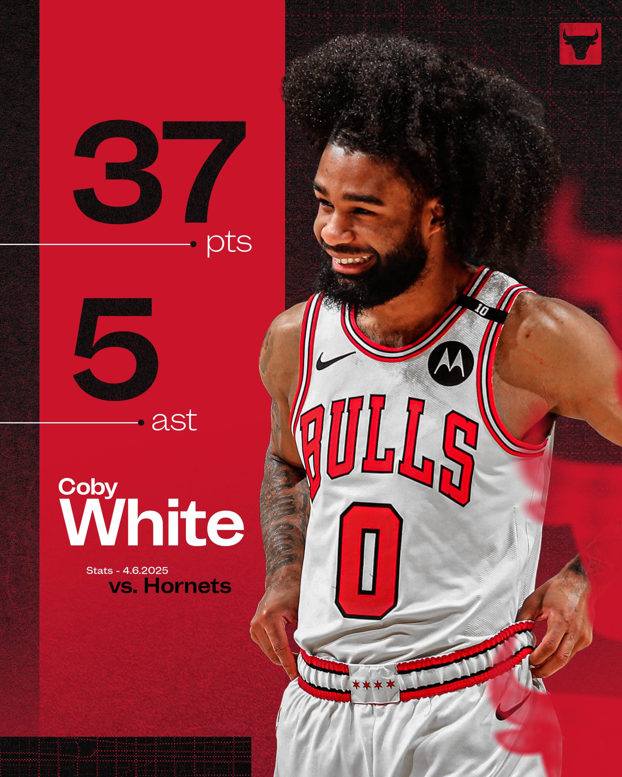 Coby White sigue siendo una de las grandes figuras de los Bulls.