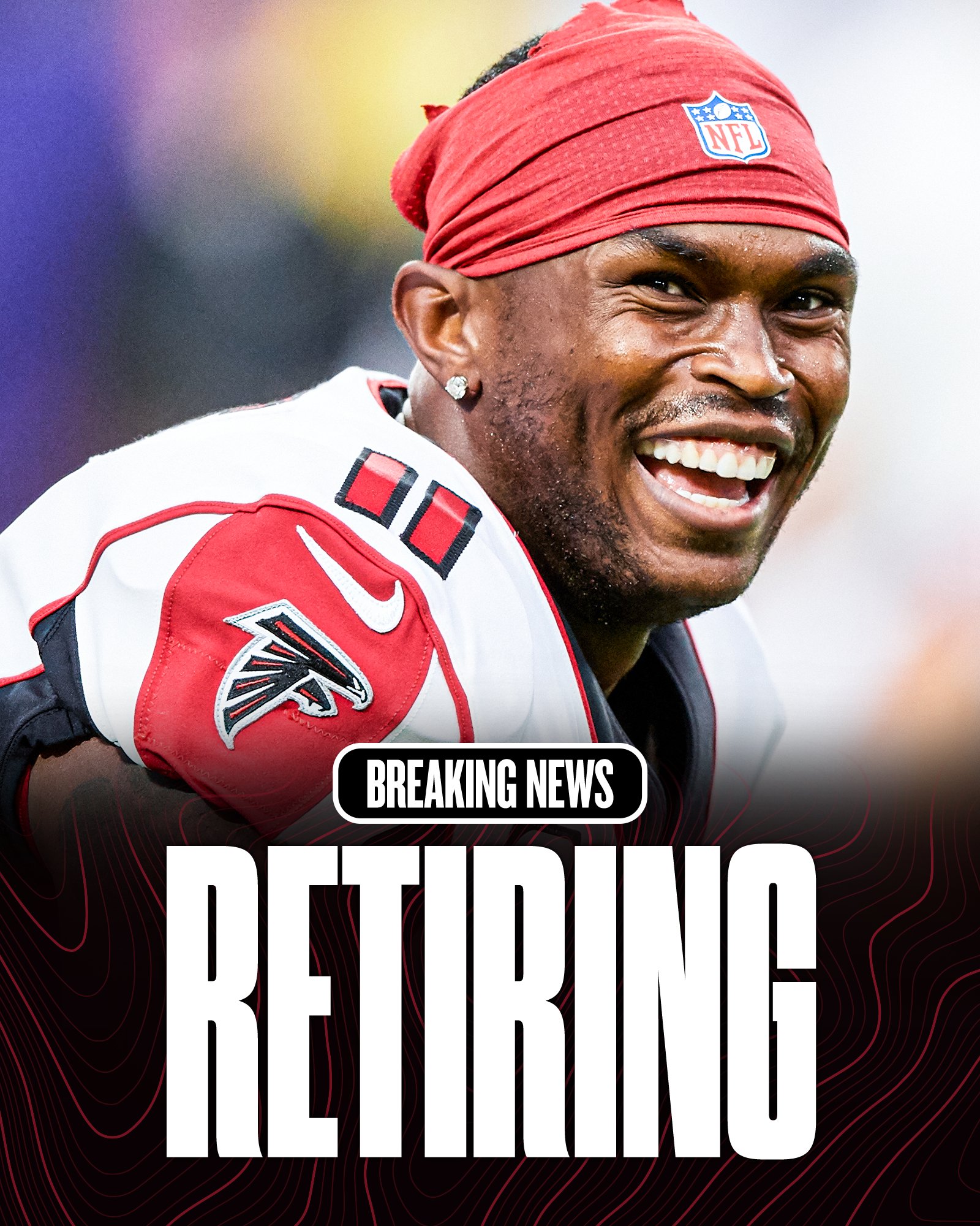 Julio Jones, siete veces Pro Bowler, anunció su retiro de la NFL después de 13 temporadas.