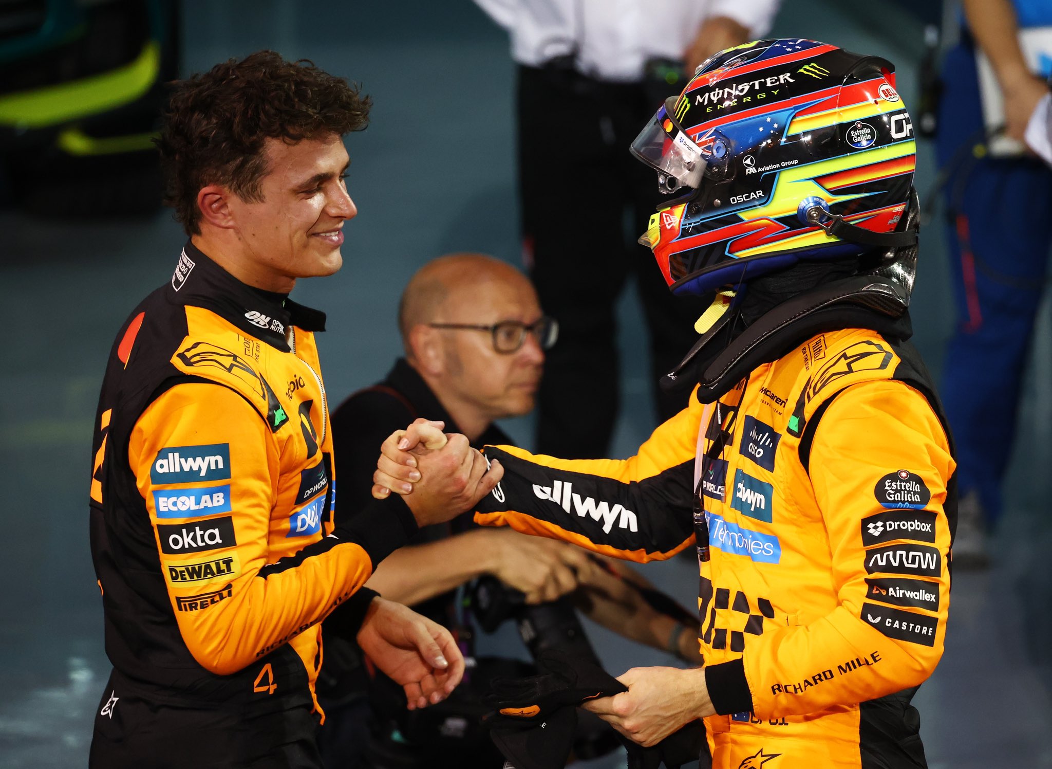 OSCAR PIASTRI LANDO NORRIS GRAN PREMIO DE BAHRÉIN 2025