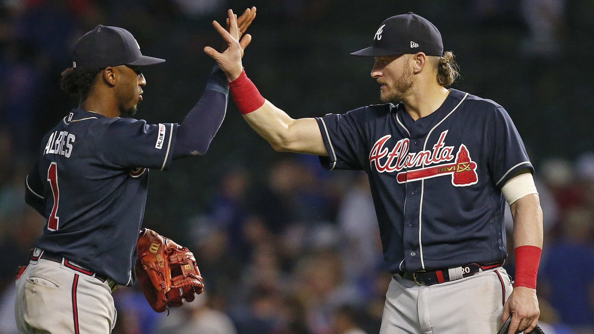 LOS BRAVES ENFENTAN A LOS DODGERS