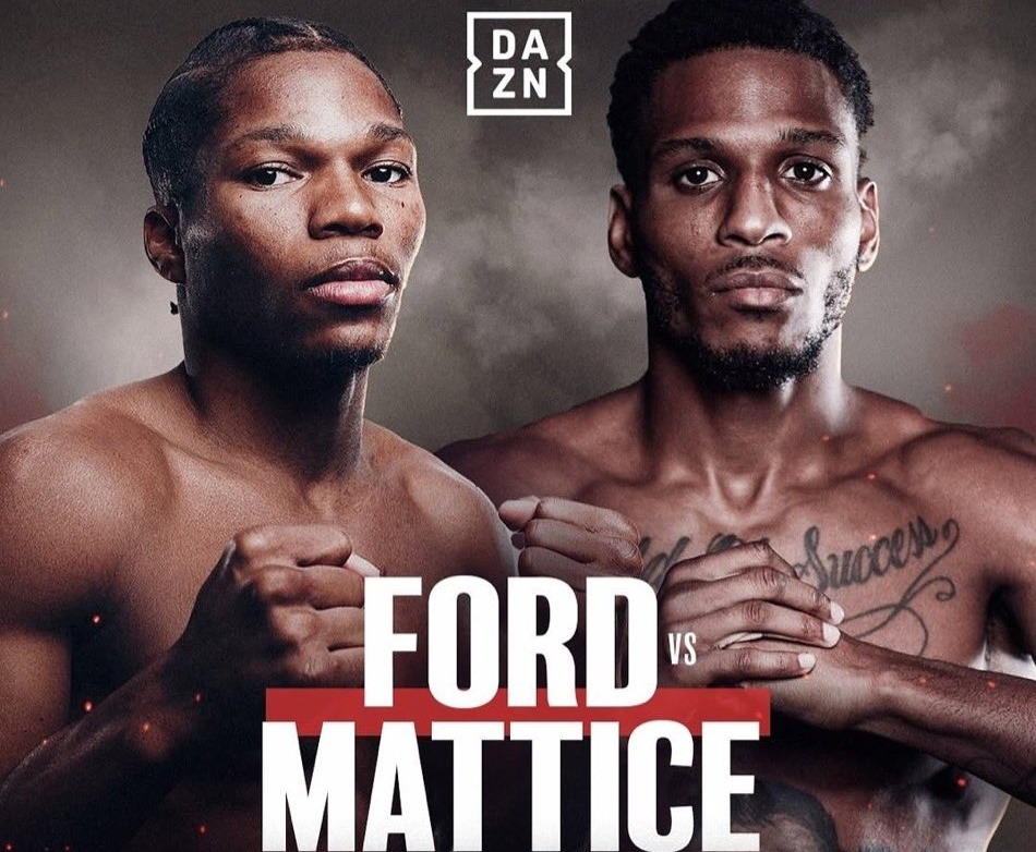 Raymond Ford (16-1-1) vs Thomas Mattice (22-4-1), pelea de mañana en el Peso superpluma.