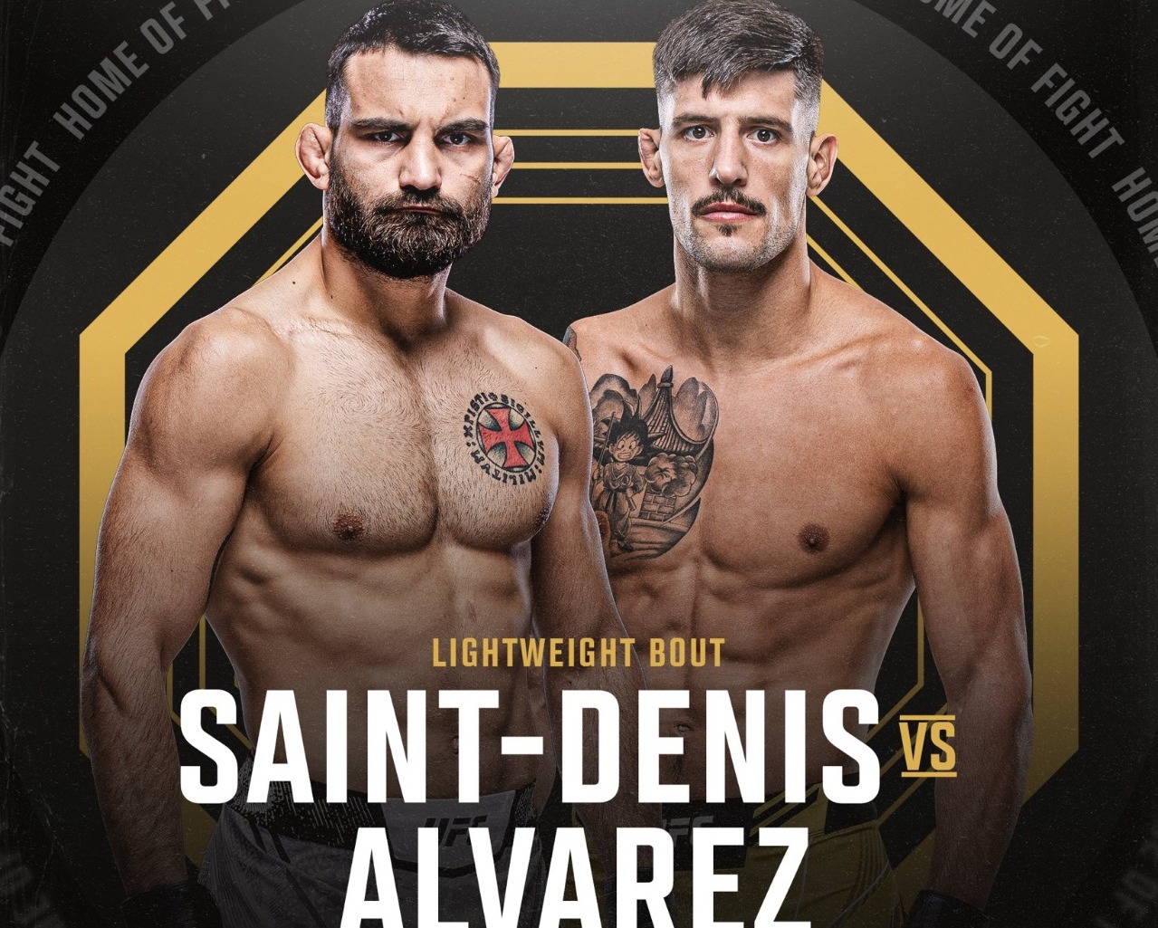 Benoit Saint Denis contra Joel Alvarez está programado para UFC 315 el 10 de mayo, según UFC Broadcast.