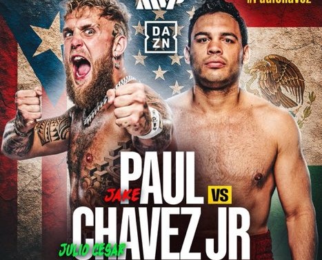 Se informa que la próxima pelea de Jake Paul será contra el ex campeón del CMB Julio César Chávez Jr, de 39 años, a través de The Ring.