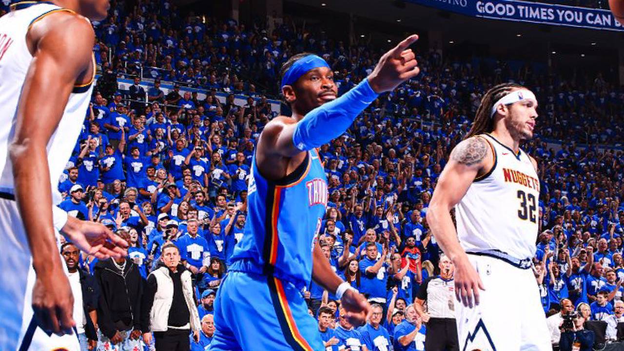 Shai Gilgeous- Alexander comandó la ofensiva del Thunder en el séptimo partido 