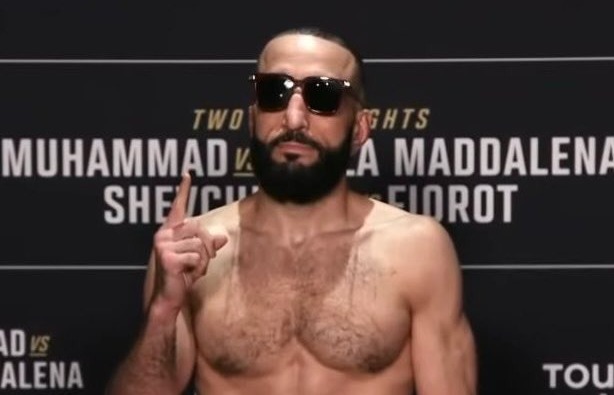 Belal Muhammad vs Jack Della Maddalena, en peso para su pelea de mañana.